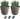 SG Traders Nantucket Plant Pot (Pack of 2) - SGTraders
