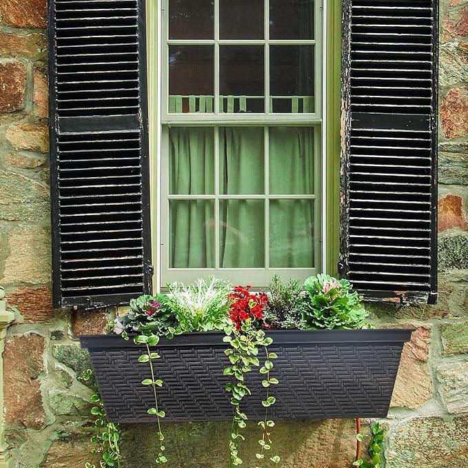 Transform Your Outdoor Space with SG Traders' Rattan Flower Troughs! - SGTraders