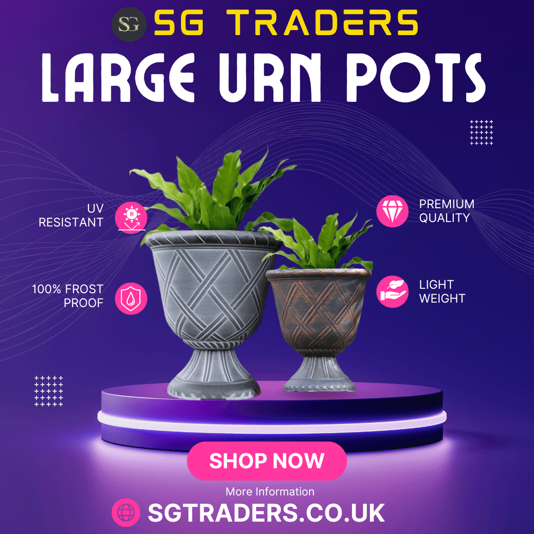 Elevate Your Garden with SG Traders™ large urn plant plant pots - SGTraders