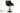Modern black swivel bar stool with quilted diamond backrest, cushioned seat, and chrome base