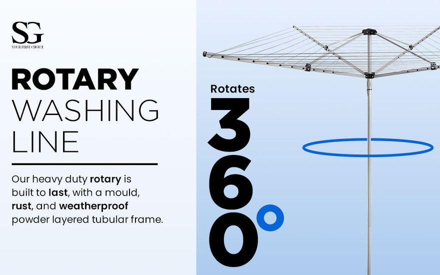 rotary washing line