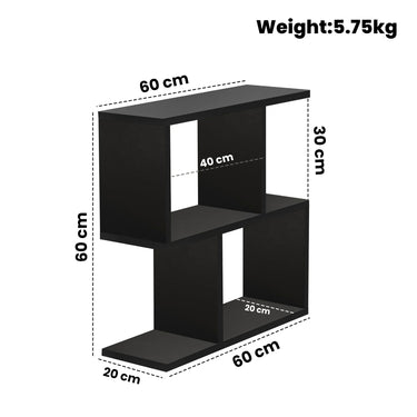 SG Traders 2 Tier, S Shape Sofa Side Table