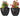 SG Traders™ Chengdu Plant Pots (pack of 2)  -  planter  -  