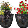 SG Traders™ Chengdu Plant Pots (pack of 2)  -  planter  -  