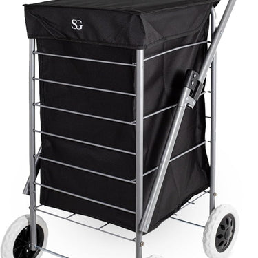 Premium Shopping Trolley Black