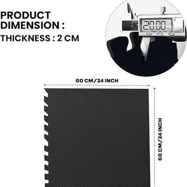 SG TRADERS™ 2CM PREMIUM EVA FOAM MATS FOR GYM FLOORING INTERLOCKING MATS - - 