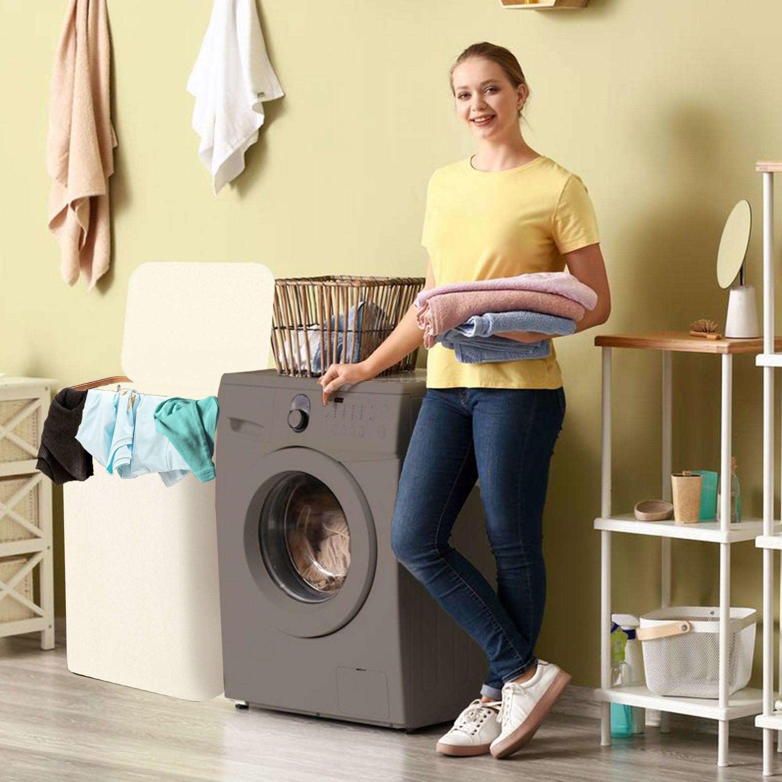 SG Traders™  100L Laundry Hamper with Lid - - 