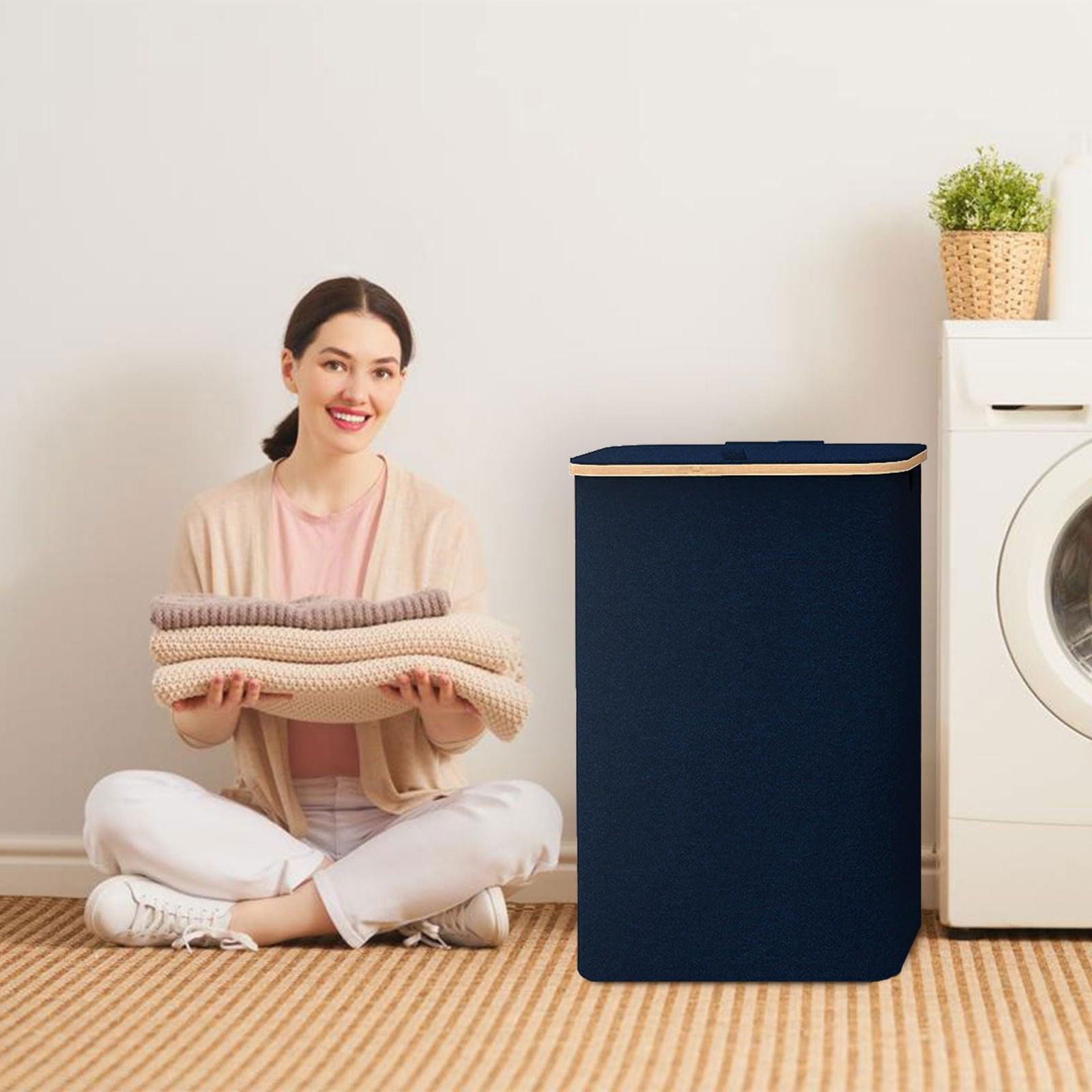 SG Traders™  100L Laundry Hamper with Lid - - 
