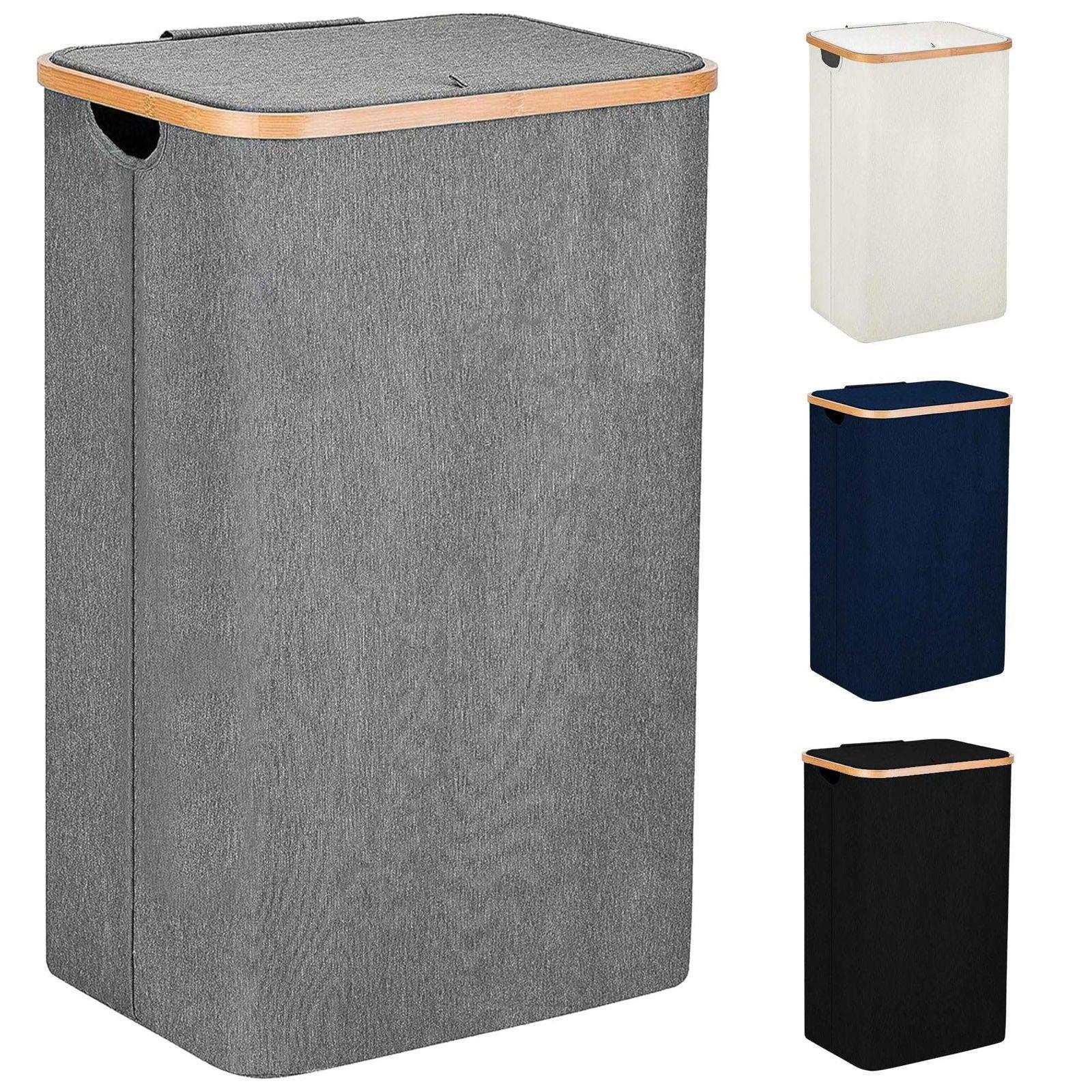 SG Traders™  100L Laundry Hamper with Lid - - 
