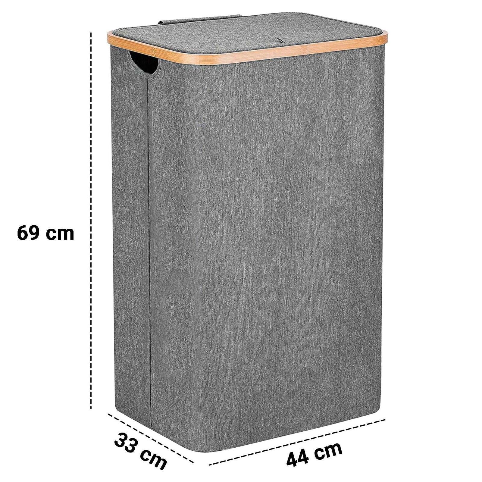 SG Traders™  100L Laundry Hamper with Lid - - 