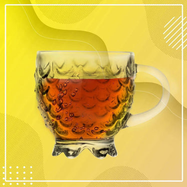 SG Traders ™ 6-Piece Glass Mug Set - - 