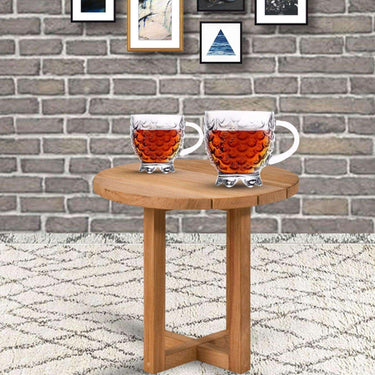 SG Traders ™ 6-Piece Glass Mug Set - - 