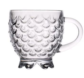 SG Traders ™ 6-Piece Glass Mug Set - - 