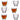 SG Traders ™ 6-Piece Glass Mug Set - - 