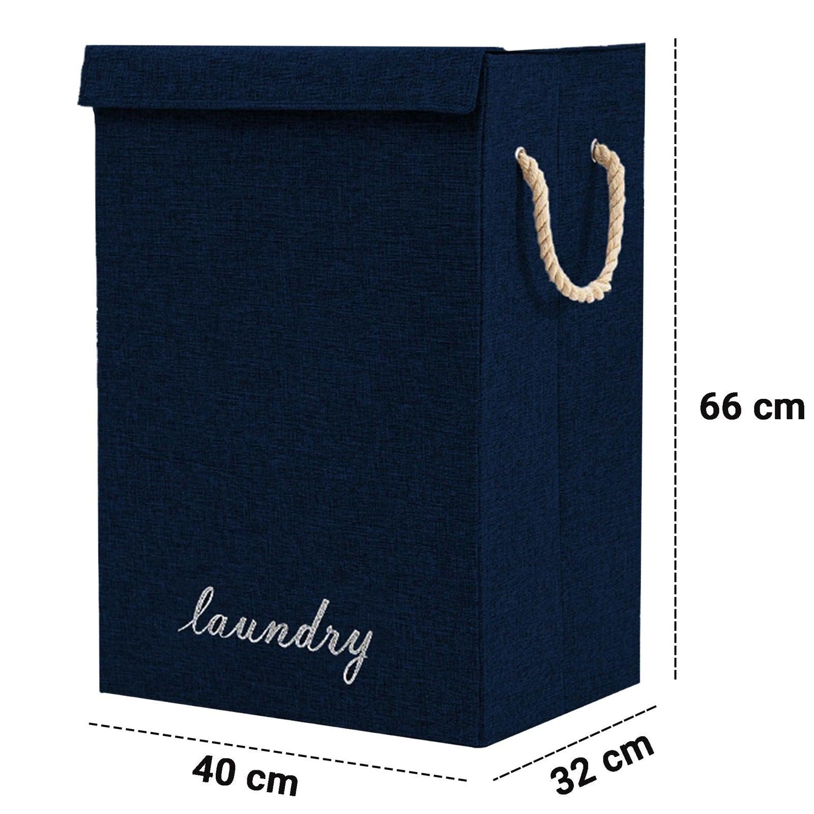 SG Traders ™ 90L Collapsible Laundry Basket with Lid - - 