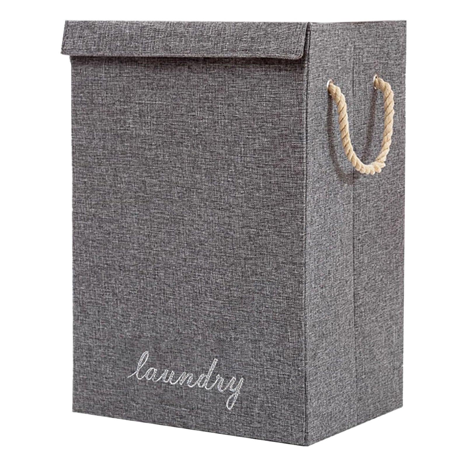 SG Traders ™ 90L Collapsible Laundry Basket with Lid - - 