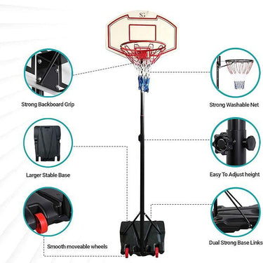 SG Traders Basketball Hoop and Stand Set - - 