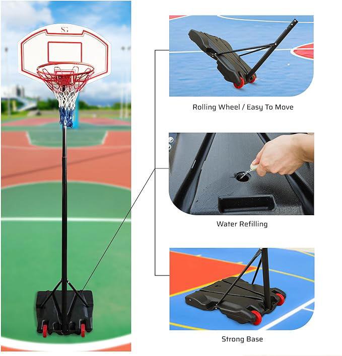 SG Traders Basketball Hoop and Stand Set - - 