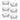 SG Traders™  Glass Small Candy Jar Set of7 - - 