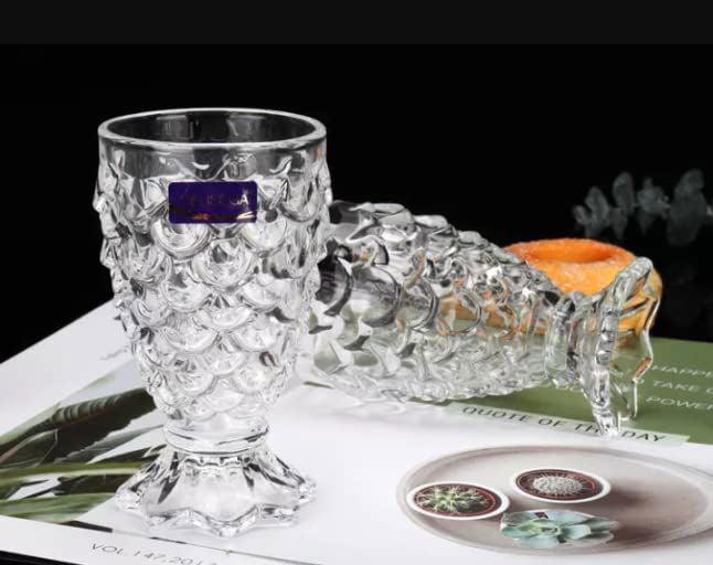 SG Traders ™ Glassware Set: 7-Piece Crystal Jug & Tumbler Collection - - 