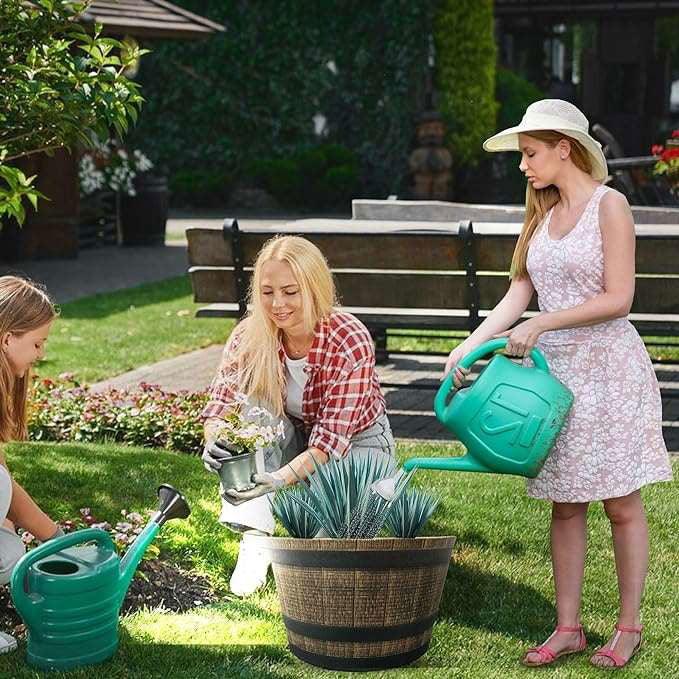 SG Traders™ Large Half Barrel Cask Planter - - 