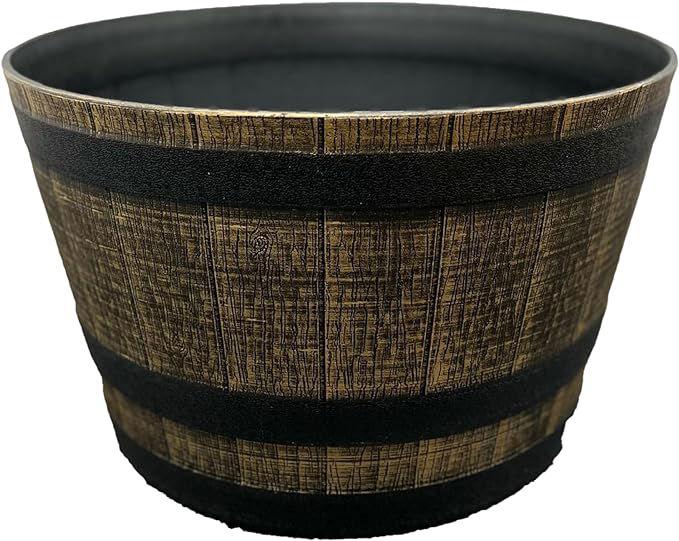 SG Traders™ Large Half Barrel Cask Planter - - 