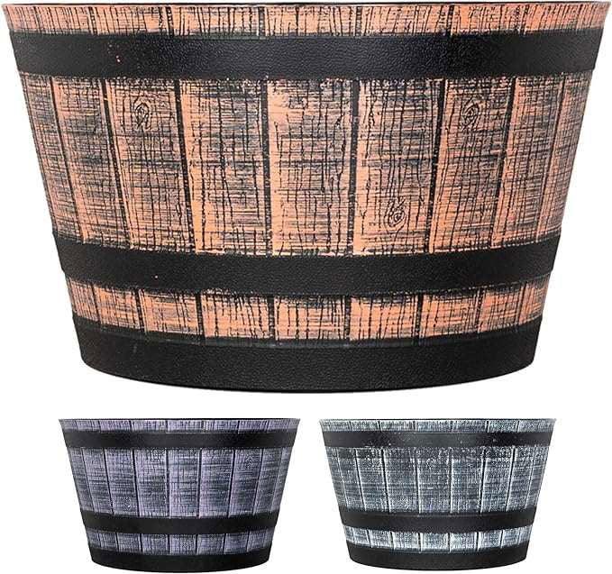 SG Traders™ Large Half Barrel Cask Planter - - 