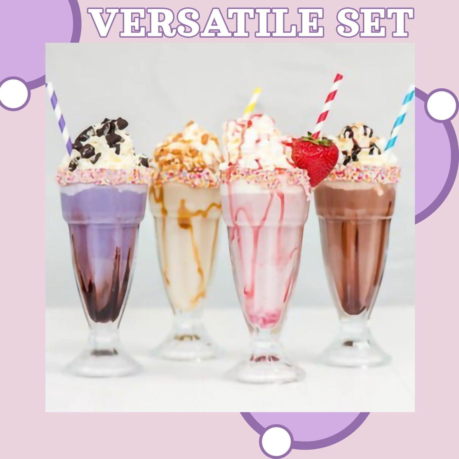 SG Traders™ Premium Glassware: Tumbler, Ice Cream Sundae, Whisky, Wine, Cocktail Tumblers - - 