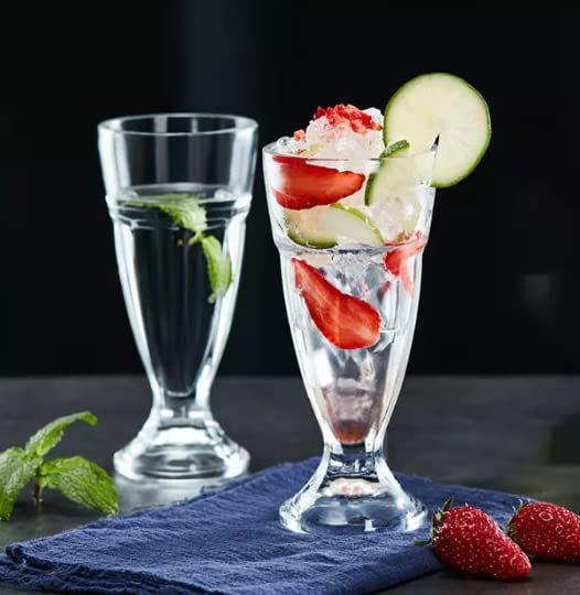 SG Traders™ Premium Glassware: Tumbler, Ice Cream Sundae, Whisky, Wine, Cocktail Tumblers - - 