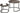 SG Traders Round Nested Coffee Table - Set of 2 - - 