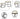 SG Traders Round Nested Coffee Table - Set of 2 - - 