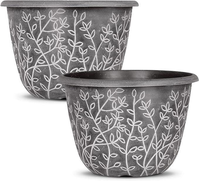 SG Traders™ Serenity Plant Pots (Pack of 2) - - 