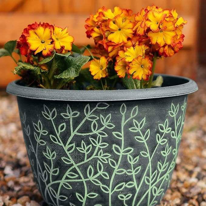 SG Traders™ Serenity Plant Pots (Pack of 2) - - 