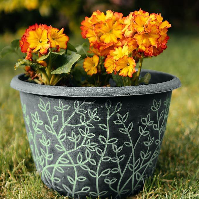 SG Traders™ Serenity Plant Pots (Pack of 2) - - 