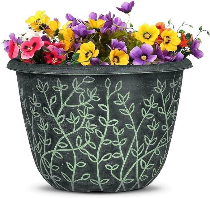 SG Traders™ Serenity Plant Pots (Pack of 2) - - 