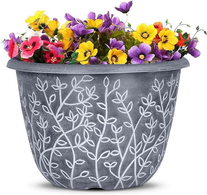 SG Traders™ Serenity Plant Pots (Pack of 2) - - 