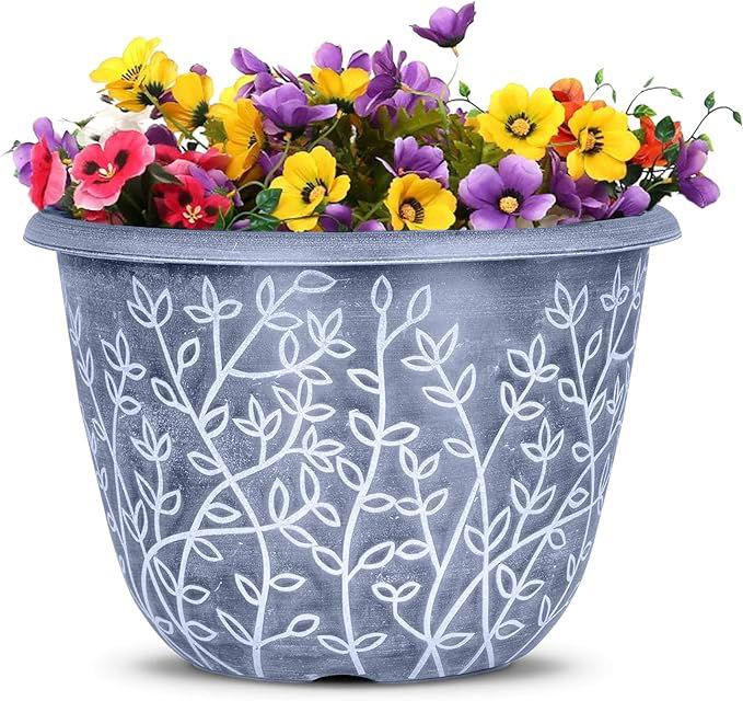 SG Traders™ Serenity Plant Pots (Pack of 2) - - 