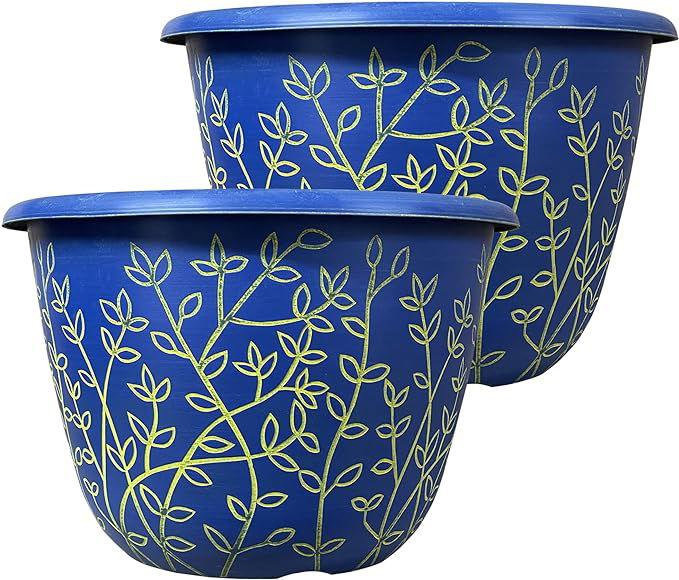 SG Traders™ Serenity Plant Pots (Pack of 2) - - 