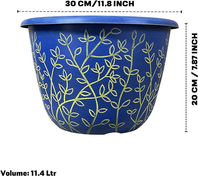 SG Traders™ Serenity Plant Pots (Pack of 2) - - 