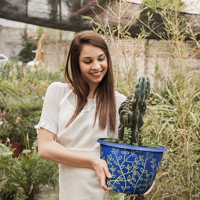 SG Traders™ Serenity Plant Pots (Pack of 2) - - 