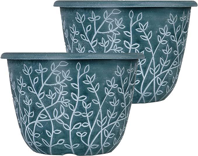 SG Traders™ Serenity Plant Pots (Pack of 2) - - 