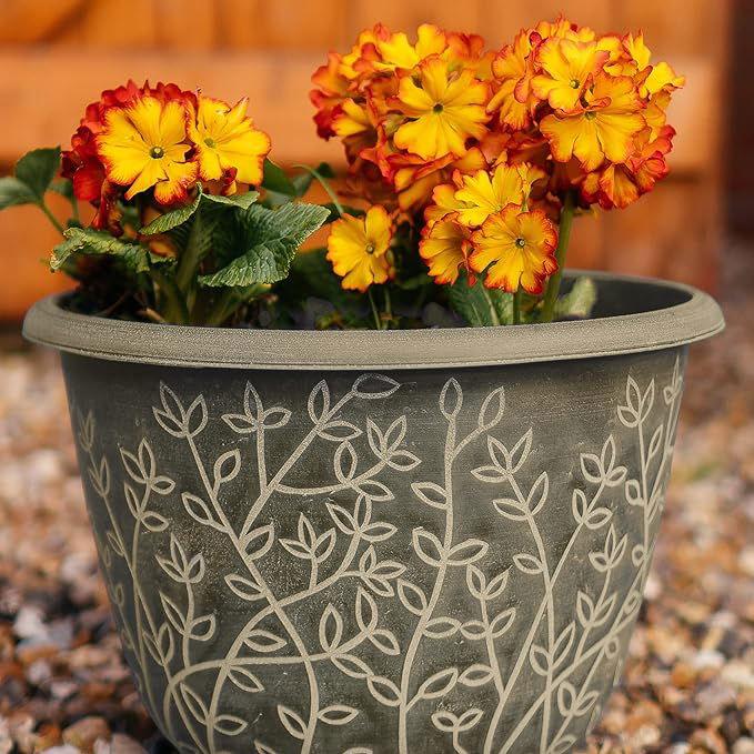 SG Traders™ Serenity Plant Pots (Pack of 2) - - 