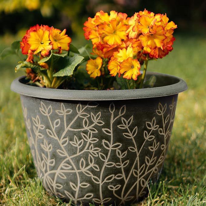 SG Traders™ Serenity Plant Pots (Pack of 2) - - 