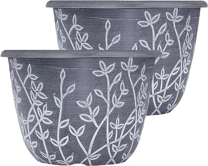SG Traders™ Serenity Plant Pots (Pack of 2) - - 