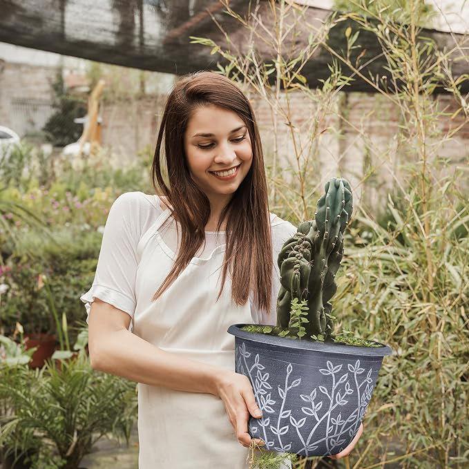SG Traders™ Serenity Plant Pots (Pack of 2) - - 
