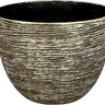 SG Traders ™ Silver 41cm Large Round Plastic Spiral Garden Plant Pot - - 