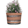 SG Traders™ Whisky Barrel Brown Garden Planter - - 