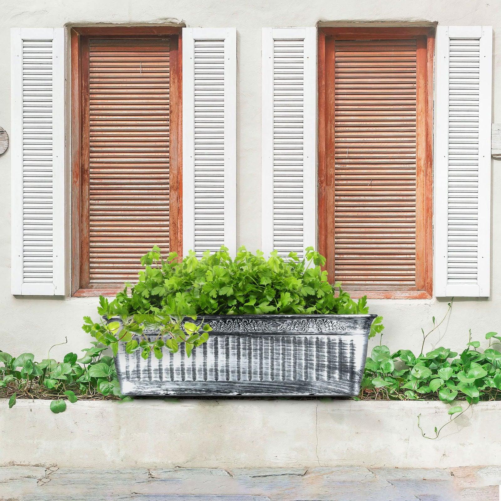 SG Traders™ Window Box Gold Silver 59cm+79cm - - 