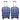 SG Traders Suitcase Large Medium Cabin Size-square-blue