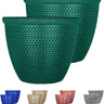 SG Traders 2 X Large Plastic Round Cromarty Plant Pot Flower